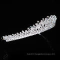 Nouveau Design Argent Cristal Strass De Mariée Tiara Couronne De Mariage Casque Réglable Pageant Couronnes